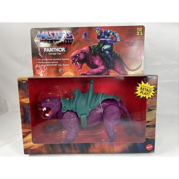 NEW Masters of the Universe Origins PANTHOR Retro Play 2021 MOTU Action Figure - Picture 1 of 3